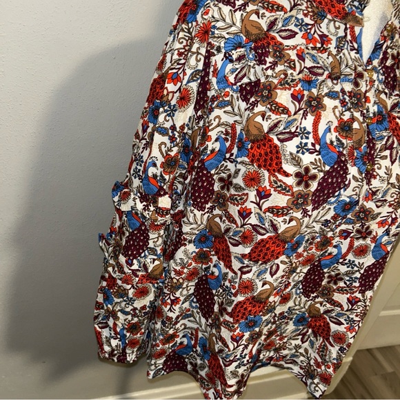 LOFT Multicolor Floral Blouse - Picture 4 of 5